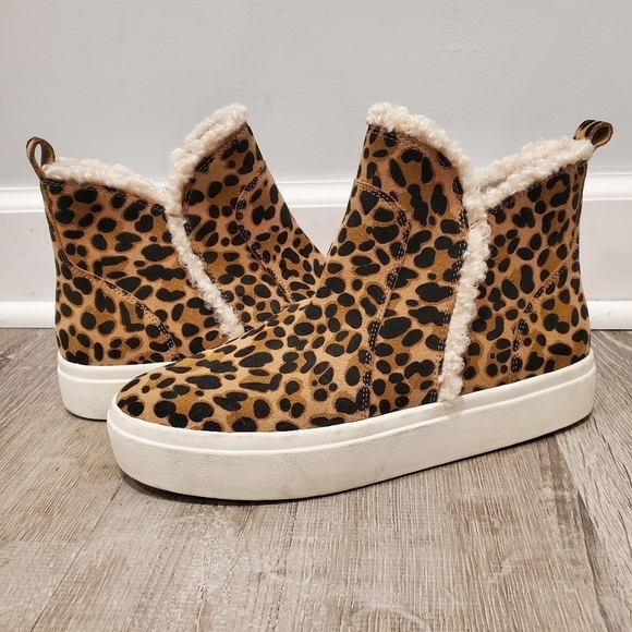 NEW Sole Society Teagan Cheetah Leopard Boots - Picture 2 of 8